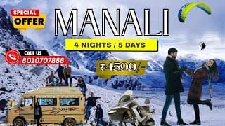Manali Budget Tour Plan 