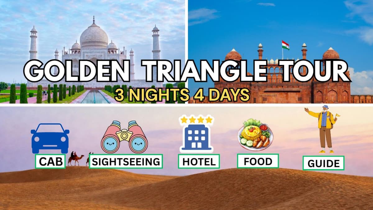 Golden Triangle Tour By Car 3 Nights 4 Days