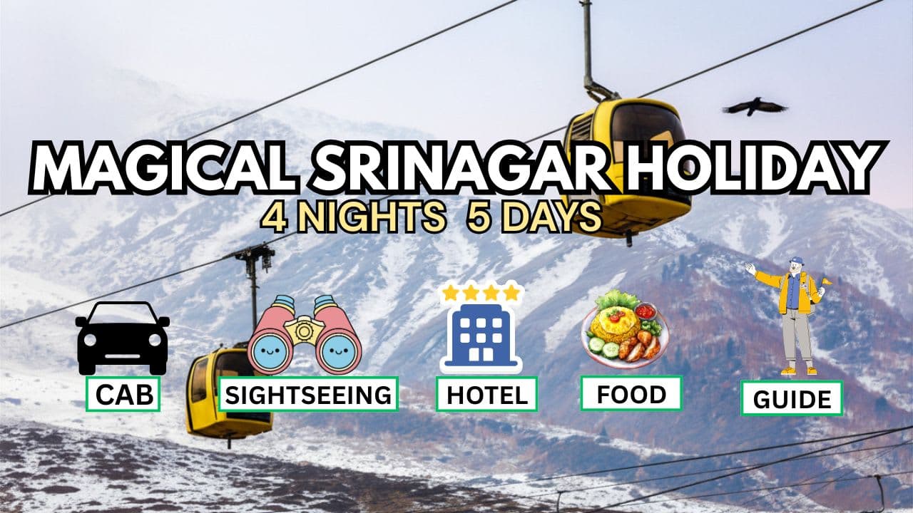Magical Srinagar Holiday Tour Package With Holiday Travel Zone
